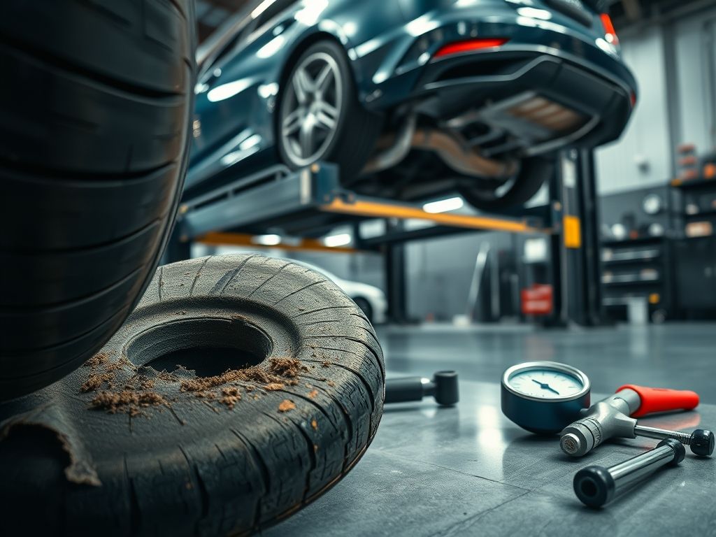 O que é Pneu furado